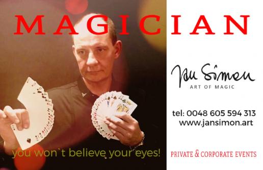 Magician Jan Simon
